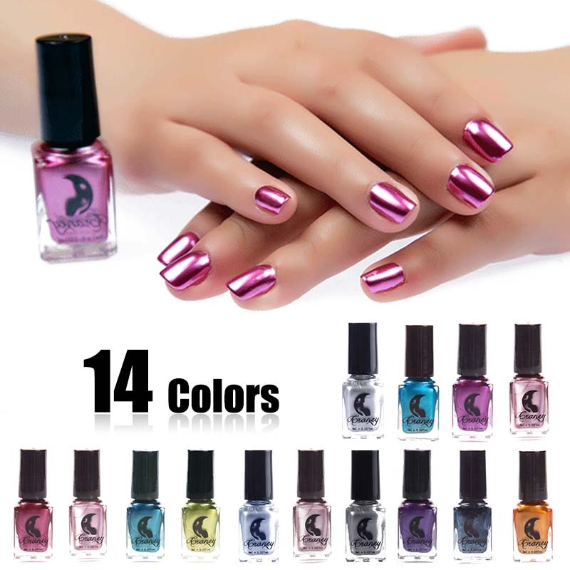 Vernis à Ongles Effet Miroir Cuivré - Leticia Well, Longue Tenue